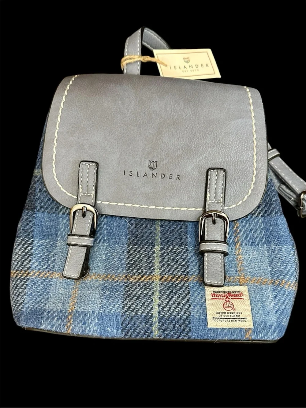 NWT Harris Tweed Mini Islander Backpack
